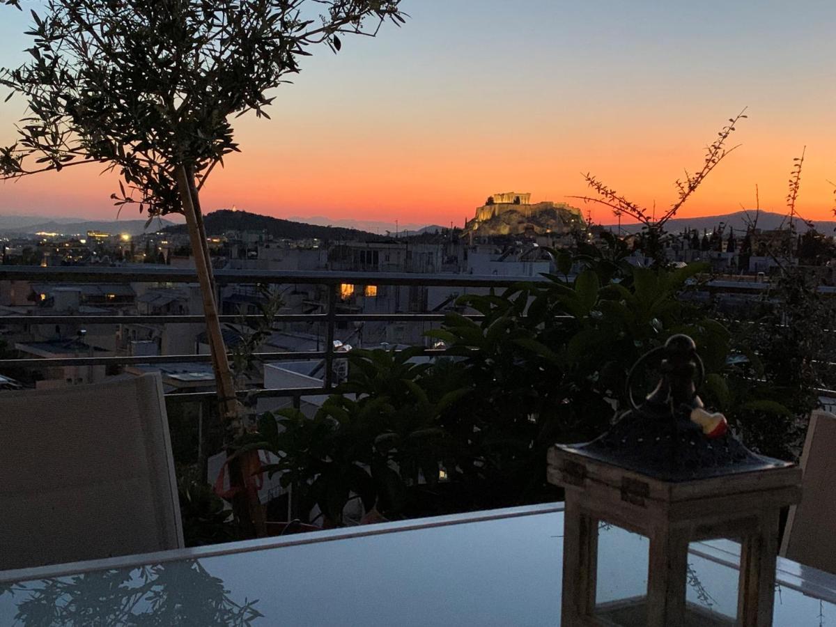 Ferienwohnung Parthenon Sunset Athen Exterior foto